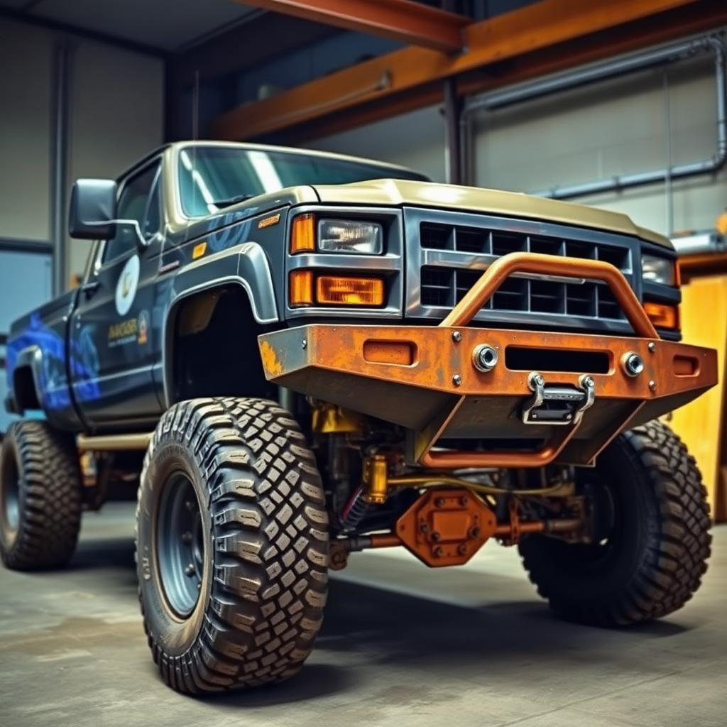 Off-road truck bumper fabrication